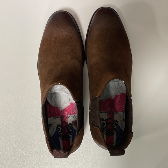 NEW English Laundry Mens Weldon Chelsea Boot In Brown - 8 - Picture 6 of 14